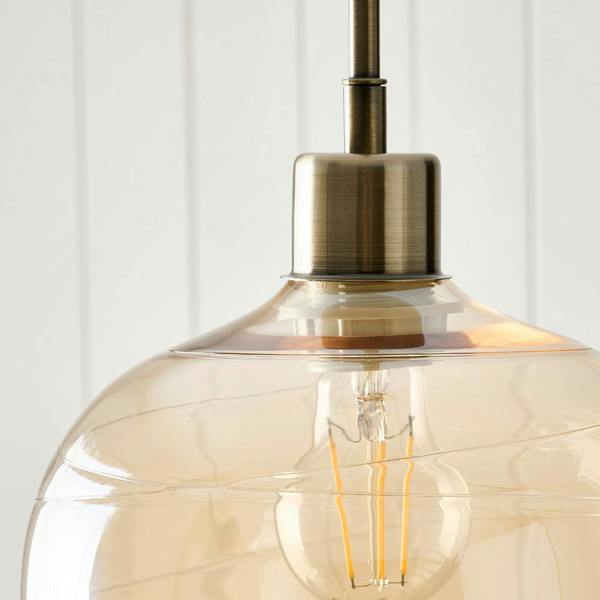 Pagazzi Lighting Zula 1-Light Champagne Pendant