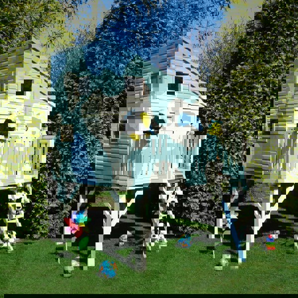 Shire Command Post on Platform 6x4 Childrens Playhouse with 12mm Shiplap cladding - Best Shed