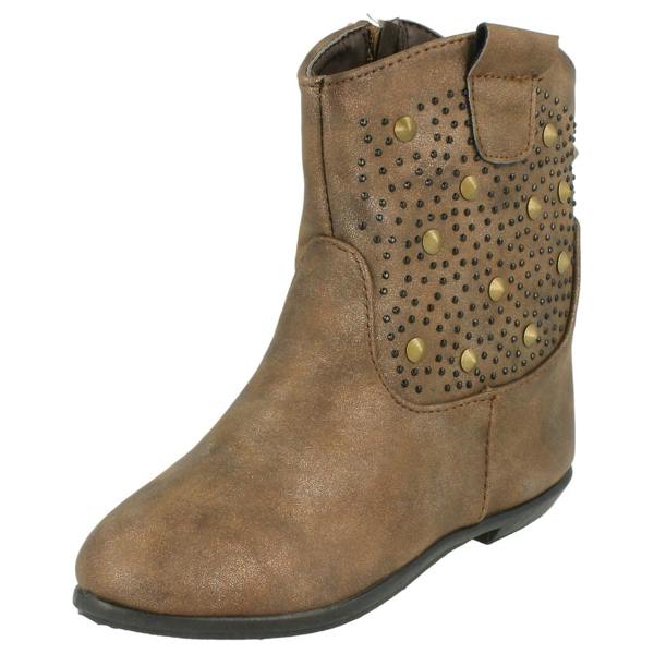 Spot On Girls Spot On Flat Ankle Boots