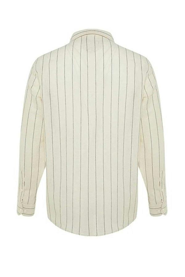 WOVCOR Striped Regular Fit Textured Men’s Shirt