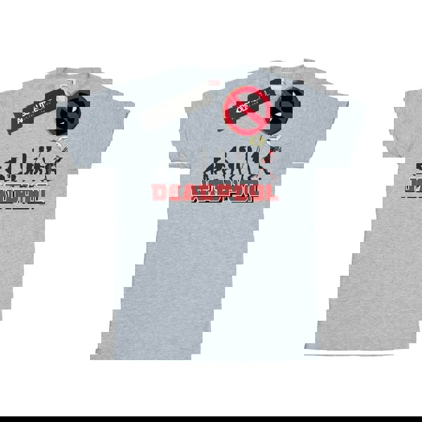 Marvel Mens Deadpool Evolution T-Shirt - Sports Grey
