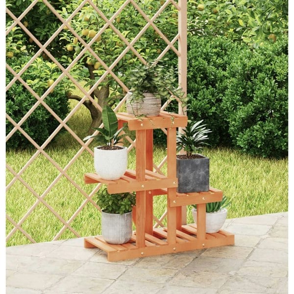 Berkfield Flower Stand 58x25x51 cm Solid Wood Fir