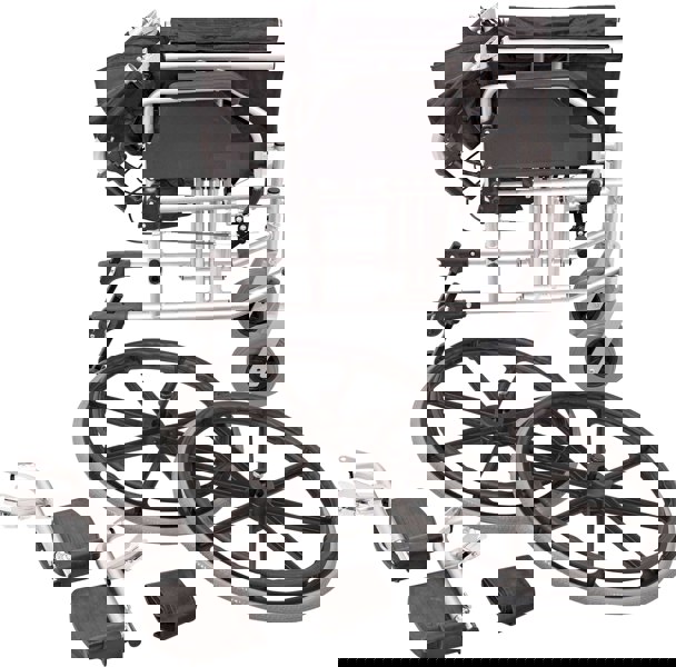 Aidapt Self propelled steel wheelchair Silver