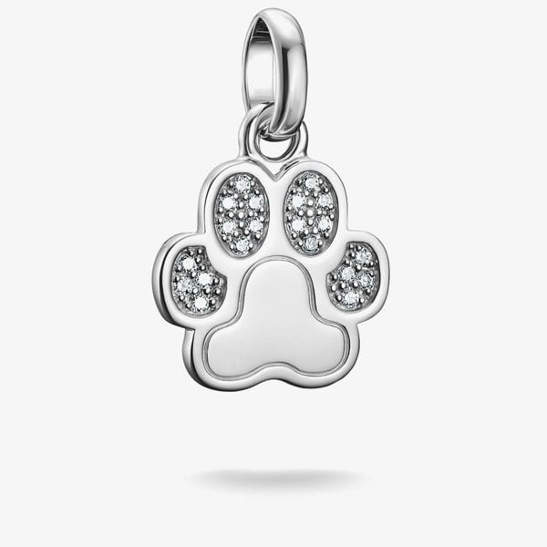 THOMAS SABO Charm Club Connect Silver Paw Print Charm CC1259-051-14