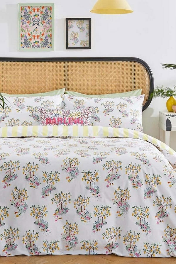 Cath Kidston Lemon Trees Floral Duvet Cover Set