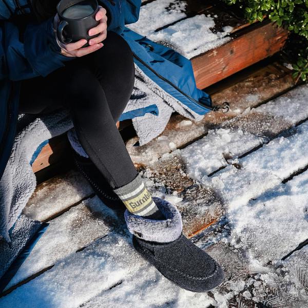 Gumbies Ossa Women's Slipper Boots - Navy & Grey