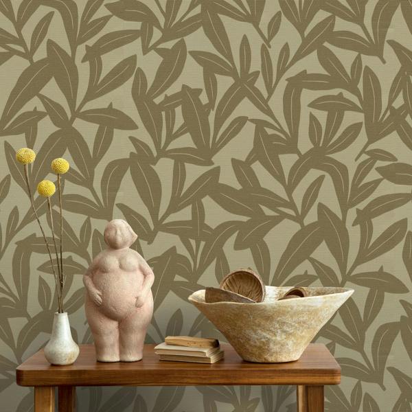 Erismann Epure Leaf Wallpaper