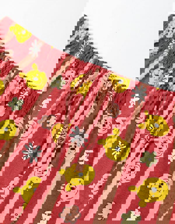 Disney Womens Multicoloured Winnie The Pooh Short Sleeve Long Leg Pyjama Set