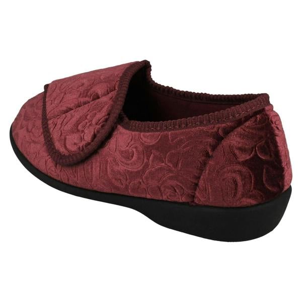 Jo & Joe Ladies Jo & Joe Embossed Floral Detailed Slippers Doreen