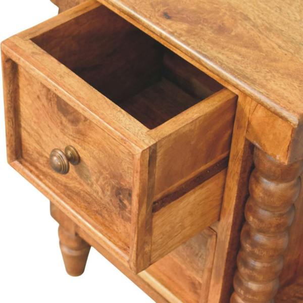 Artisan Furniture Barley Twist 2-Drawer Bedside