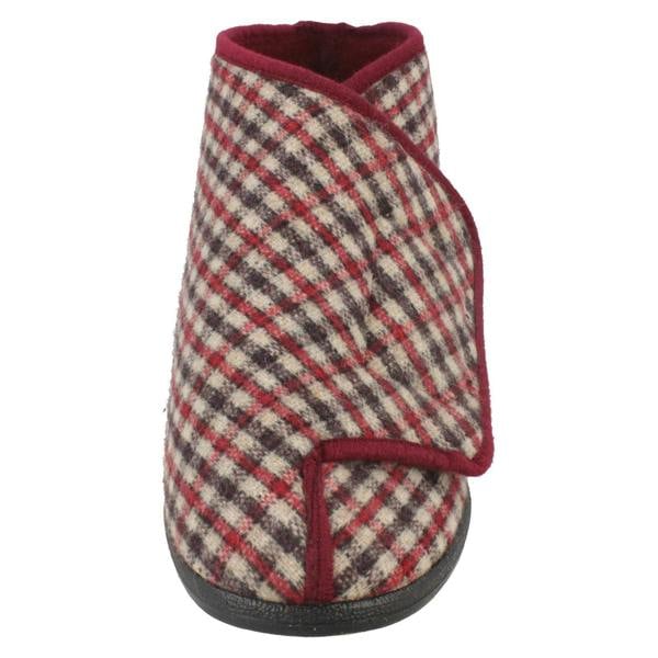 Balmoral Mens Balmoral Chequered Bootee Slippers Gawci