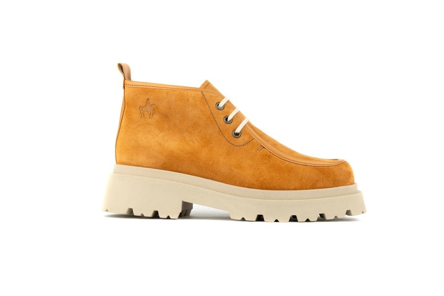 Embassy London Verona - Brown Suede - Women's Square Toe Chukka Boot