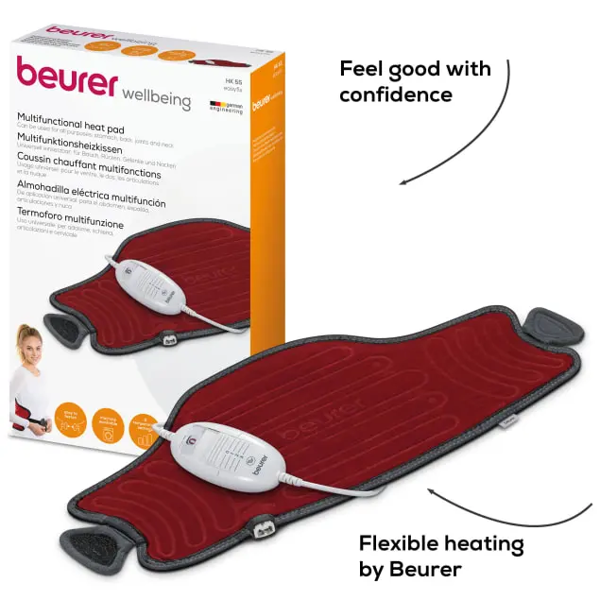 Beurer HK55 EasyFix Heat Pad with Turbo