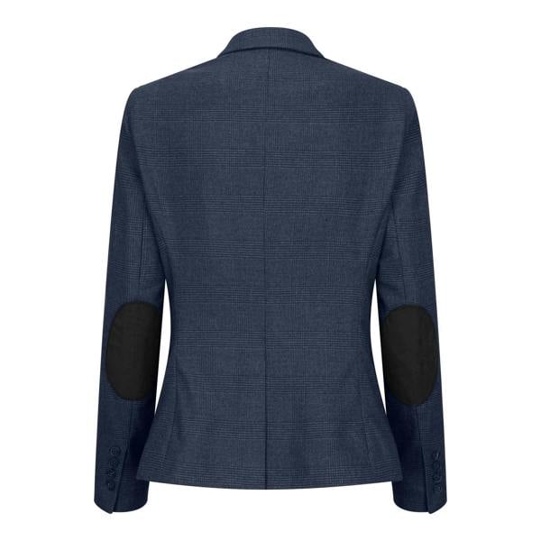 TruClothing Women's Navy Three-Piece Tailored Fit Suit in Prince of Wales Check