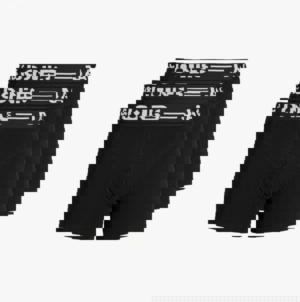 Jack & Jones SENSE 3 Pack Trunks Mens Black