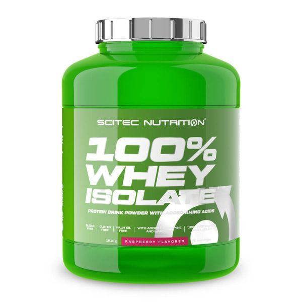 SciTec 100% Whey Isolate, Raspberry - 1816g