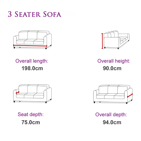 SQUAREBOXX Dino Jumbo Cord with Leather 3+2 Seater Fabric Sofa in Grey with Black