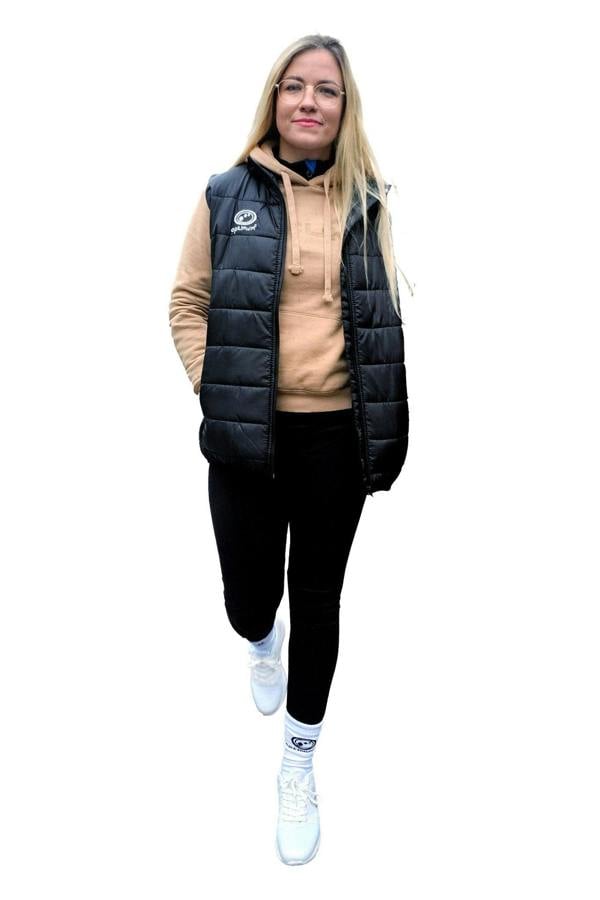 Quilted Puffer Gilet Black – Lightweight Water-Resistant Vest - Optimum