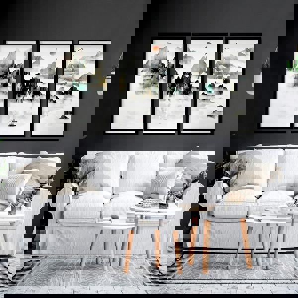 Japanese room decor | set of 3 wall art prints