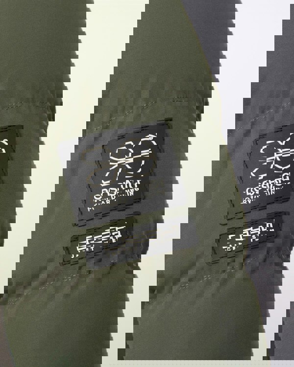 Crosshatch Kampleys Embossed Jacket Olive