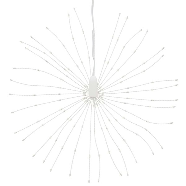 Berkfield Christmas Starburst Lights 140 LEDs 4 pcs Warm White 17 cm