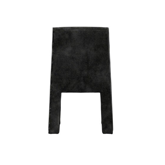 Wyld Haus Midleton Retro Upholstered Black Chenille Ribbed Accent Chair