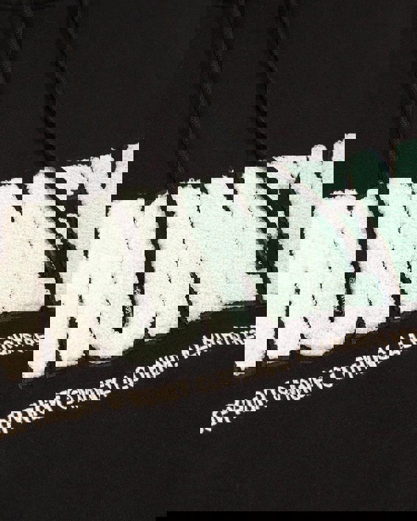 Money Chenille Block Fader Hood Black