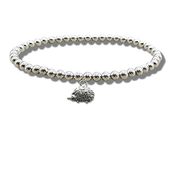 Aye Do Gifts Hedgehog Silver Beaded Bracelet
