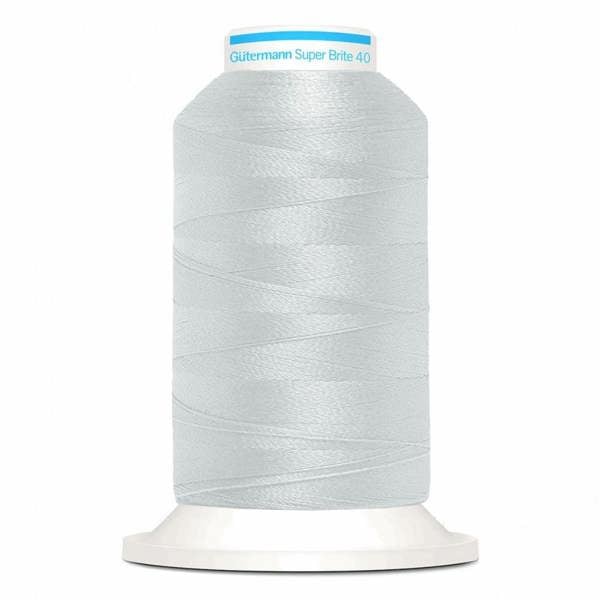 Gutermann Super Brite Polyester 40 Embroidery Thread 1000m Polyester Thread Suitable For Embroidery