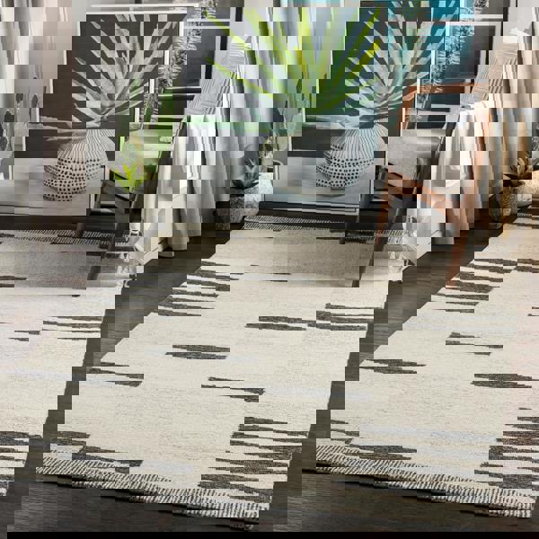 Livabliss Granada-Hand Tufted Beige Taupe Grey Wool Global Rug