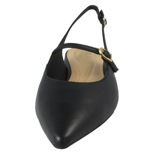 Clarks Ladies Clarks Buckle Fastening Slingback Shoes Sensa 15 Shine