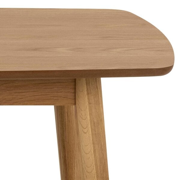 Wyld Haus Debrecen Solid Oak Wood Rectangular Dining Table