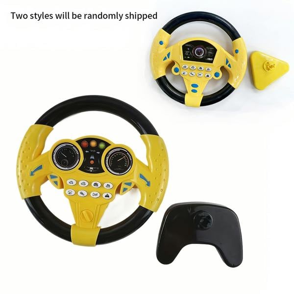 Dragodirect Steering Wheel Toy for Kids Interactive RolePlay with Sound Rotation