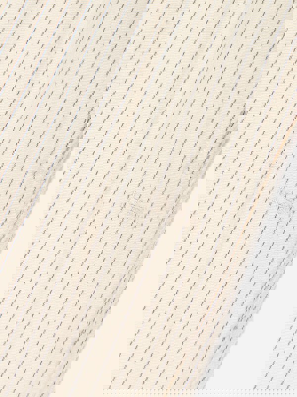 Emporio Armani Boys Striped Linen Shorts in Ivory