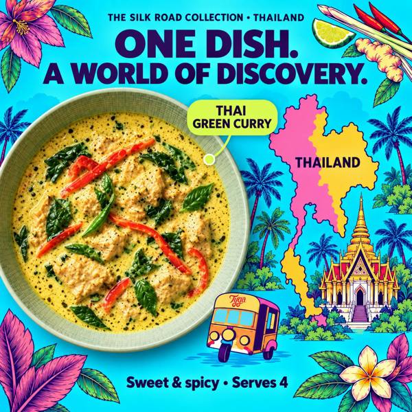 Tyga Foods Green Thai Curry