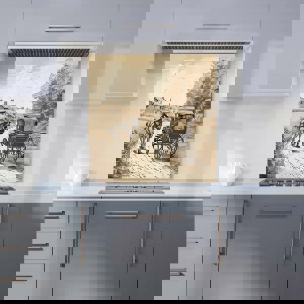 Warren Reed - Designer A Horse And His Cart Kitchen Splashback