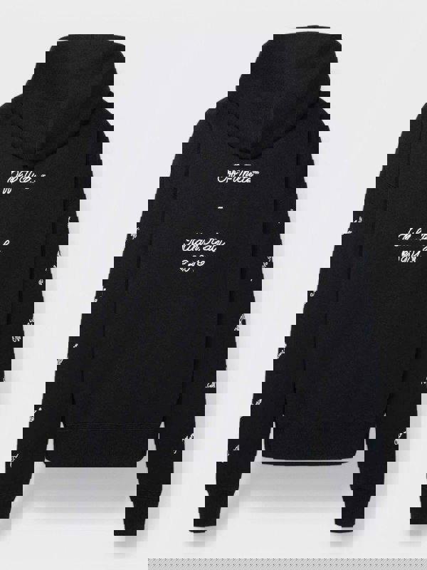 Off - White 23 Skate Logo Embroidered Hoodie Black - Supplied FashionOff - White