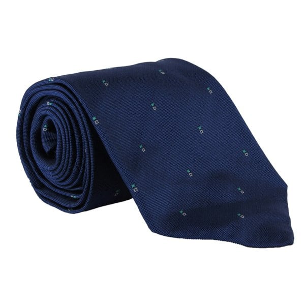 Dunhill woven silk tie in a mini neats pattern