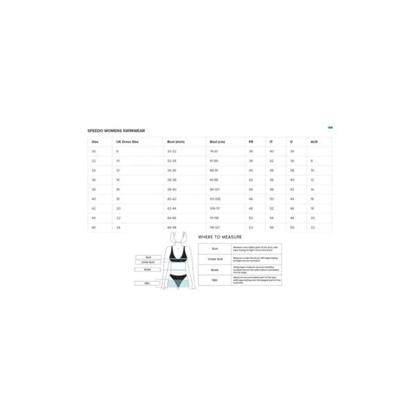 Speedo Endurance Plus Medalist USA Red black and white bikini set