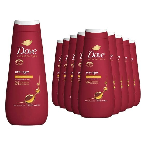 Dove Advanced Care Pro Age Body Wash 24H Renewing Micromoisture, 10x400ml