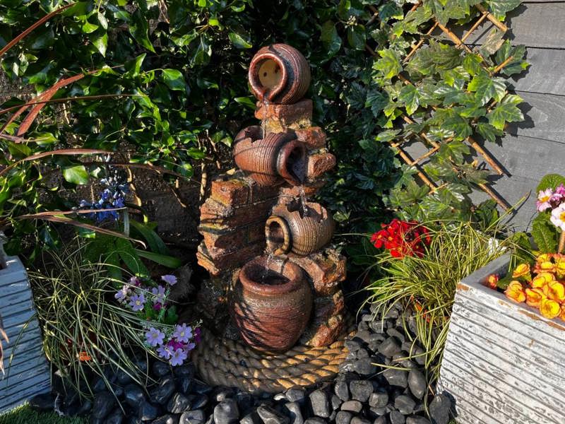 Tranquillity Water Features Compact Moroccan Pots Traditional Water Feature