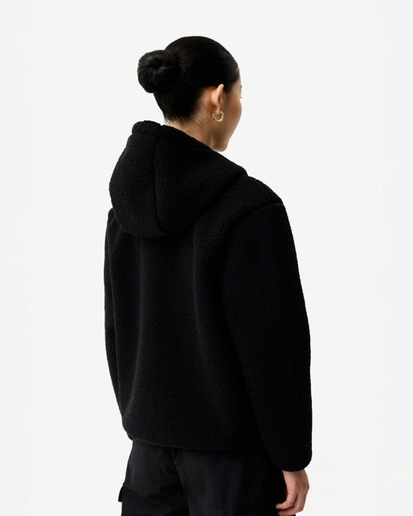 Hunter Bonelle Womens Borg Fleece Jacket - Black