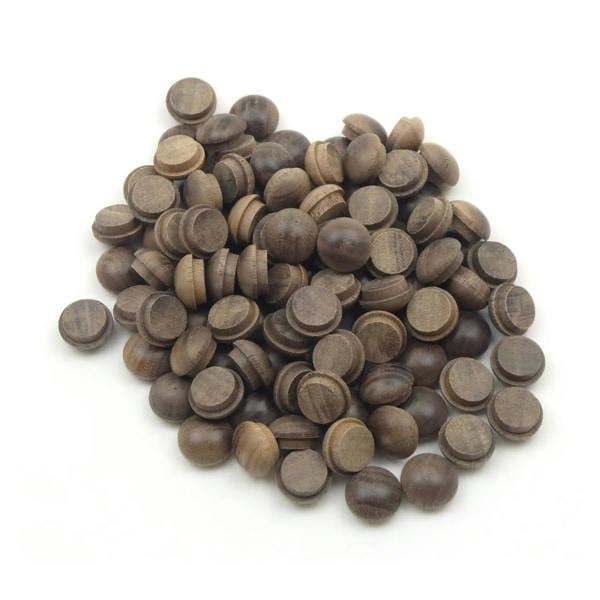 1/2" - 12.7mm Walnut Mushroom Plug