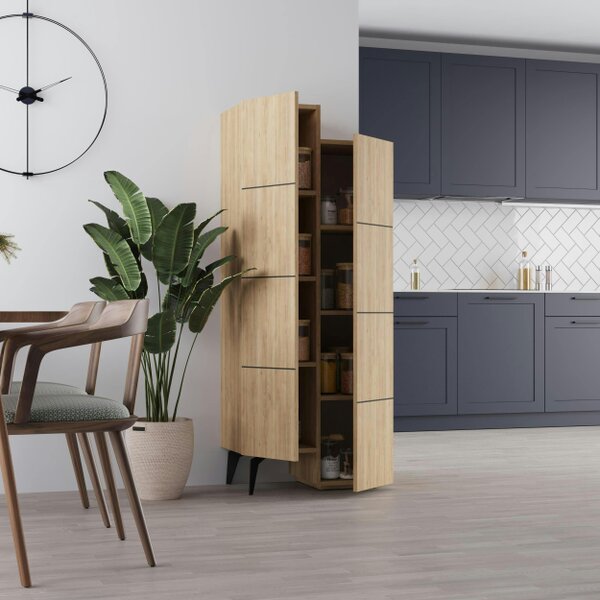 Decortie Stair Modern Storage Cabinet Multipurpose
