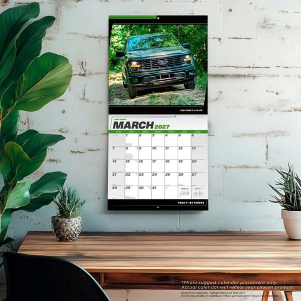 Ford F150 Trucks Calendar 2027, Wall Calendars, Month To View, Transport, Gift