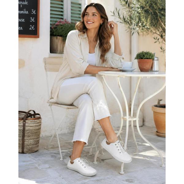 Mod Comfys GWEN Casual Shoes Casual Shoes   in  White
