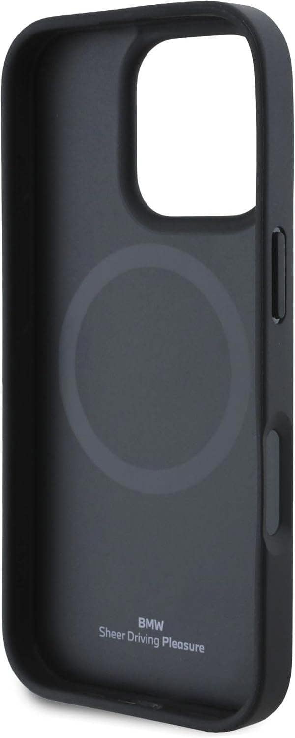 BMW M Perforated Stitched Line Case with MagSafe for iPhone 16 Pro Max 6.9" Red - BMHMP16X23PUSPR