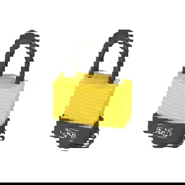 Abus Mechanical 70al Series Aluminium Padlock - Yellow - 