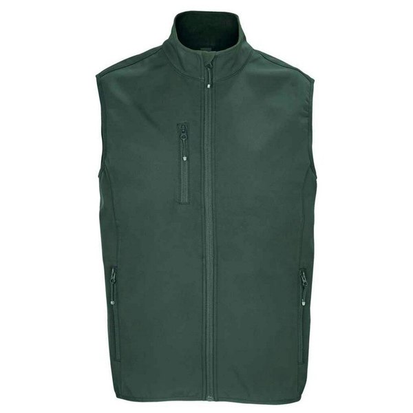 SOLS Mens Falcon Softshell Recycled Body Warmer - Forest Green