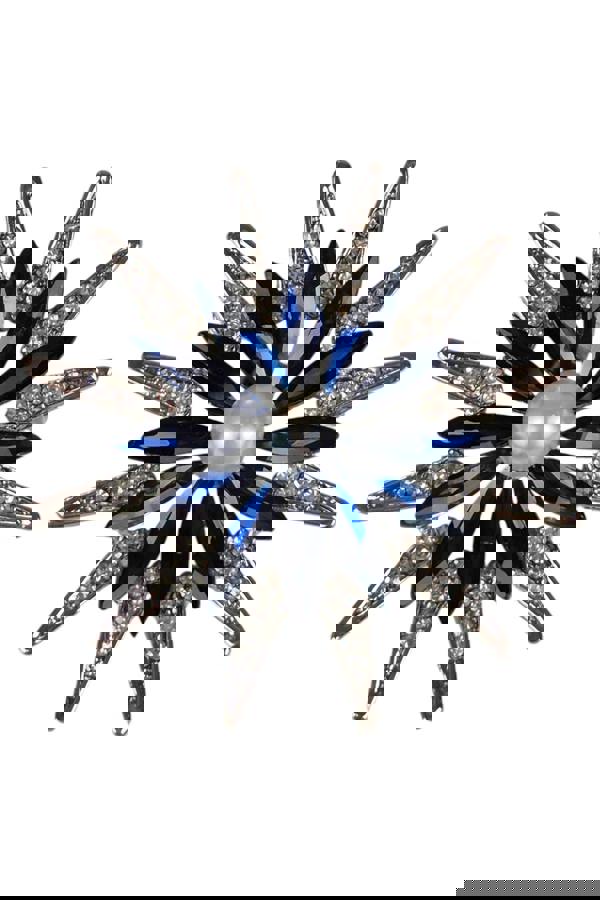 Paulo Due Diamante Daisy Style Flower Brooch